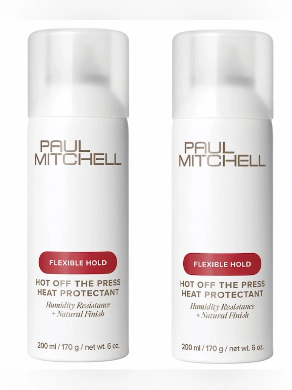 {Set of 2} PAUL MITCHELL Flexible Hold HOT OFF THE PRESS Heat Protectant 6 oz ea